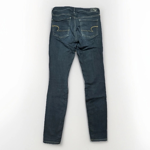 American Eagle Super Super Stretch Jegging Dark Wash Jeans Women’s Size 4 - Picture 2 of 4